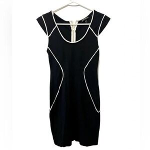Express Black and white mini dress